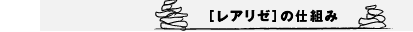 レアリゼの仕組み