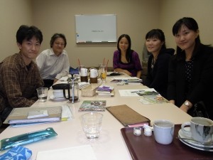 撮影は溝井社長